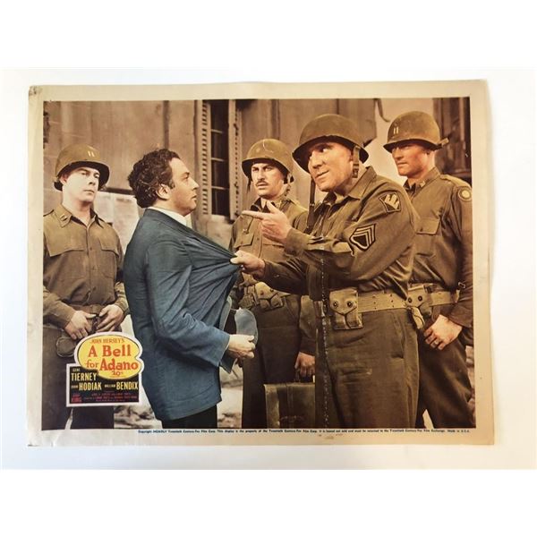A Bell for Adano original 1945 vintage lobby card