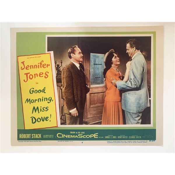 Good Morning, Miss Dove original 1955 vintage lobby card