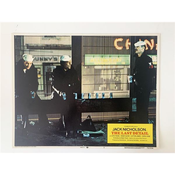 The Last Detail original 1973 vintage lobby card