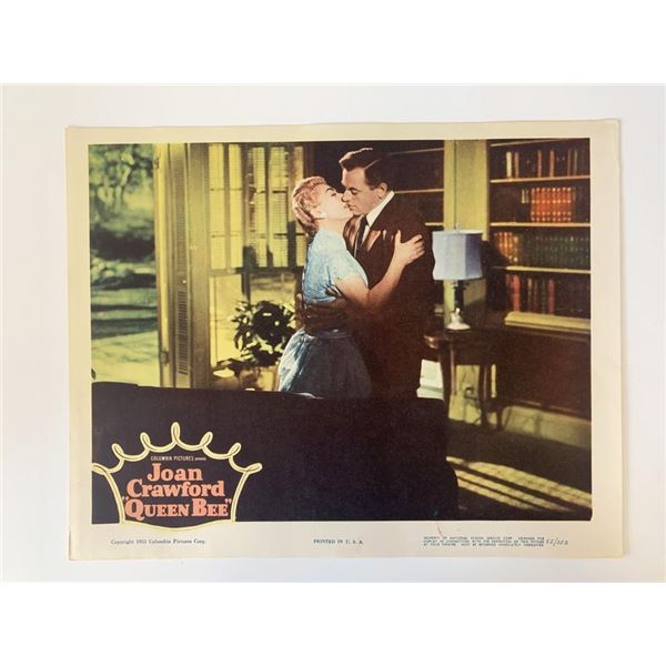 Queen Bee original 1955 vintage lobby card