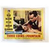 Image 1 : Three Coins in the Fountain original 1954 vintage lobby card