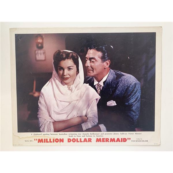 Million Dollar Mermaid original 1952 vintage lobby card