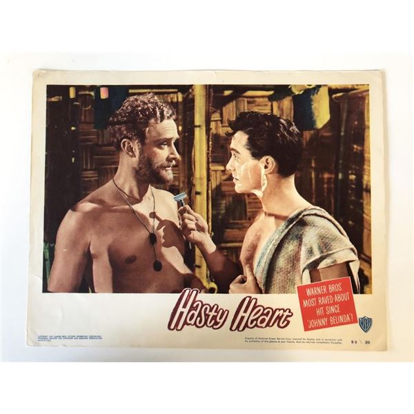 The Hasty Heart original 1950 vintage lobby card
