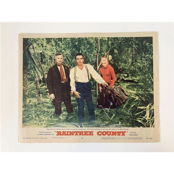 Raintree County original 1957 vintage lobby card
