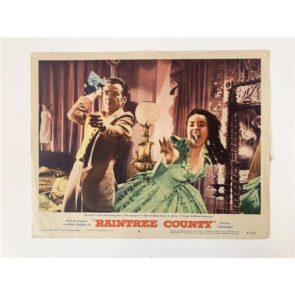 Raintree County original 1957 vintage lobby card