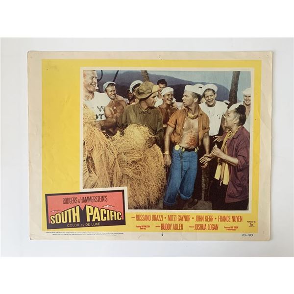 South Pacific original 1959 vintage lobby card