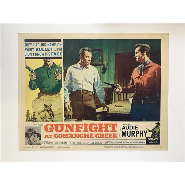 Gunfight at Comanche Creek original 1963 vintage lobby card