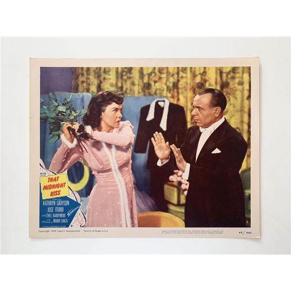 That Midnight Kiss original 1949 vintage lobby card