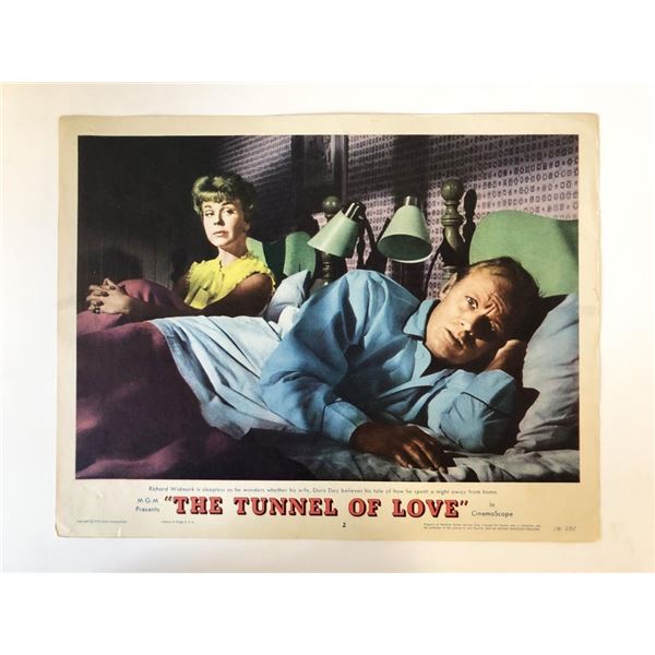 The Tunnel of Love original 1958 vintage lobby card