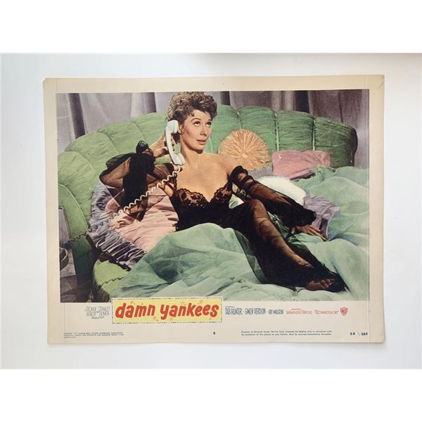 Damn Yankees  original 1958 vintage lobby card