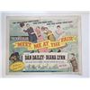 Image 1 : Meet Me at the Fair original 1953 vintage lobby card