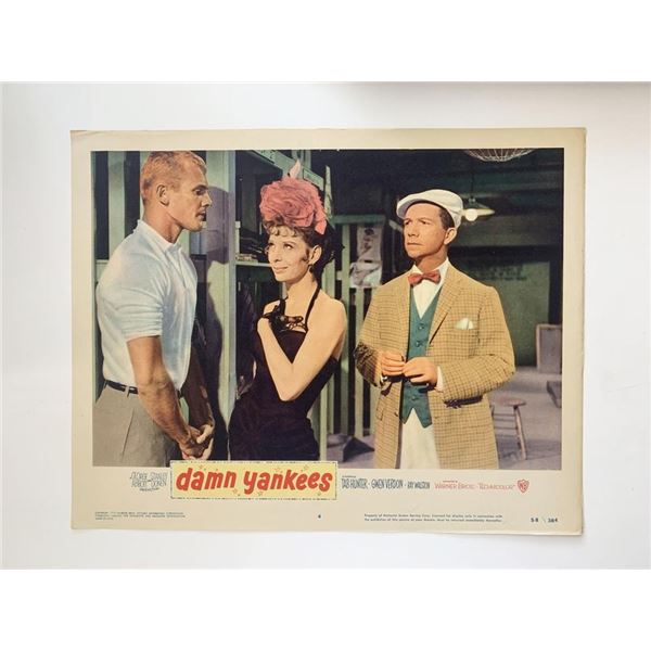 Damn Yankees  original 1958 vintage lobby card