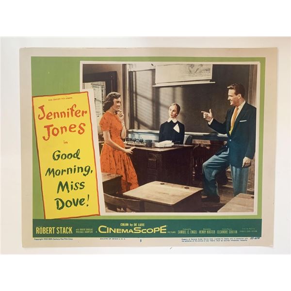 Good Morning, Miss Dove original 1955 vintage lobby card