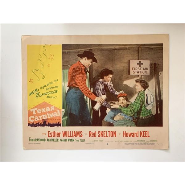 Texas Carnival original 1951 vintage lobby card