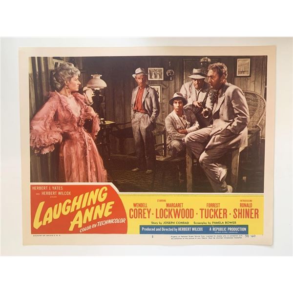 Laughing Anne original 1954 vintage lobby card