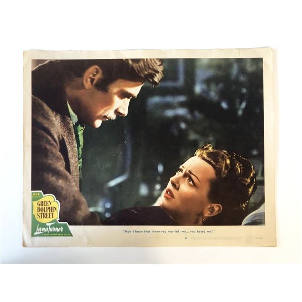 Green Dolphin Street original 1947 vintage lobby card