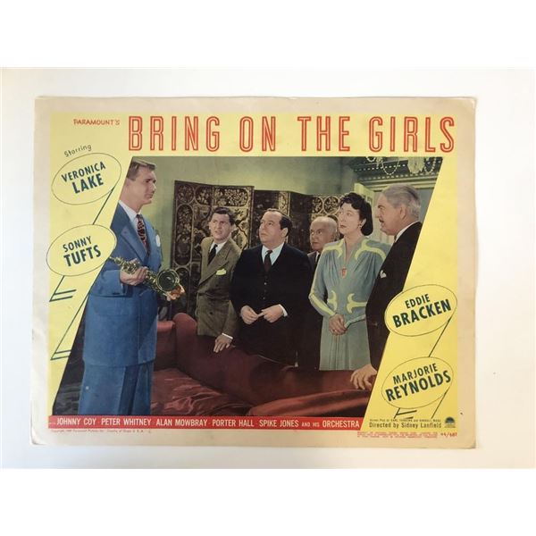 Bring on the Girls original 1945 vintage lobby card