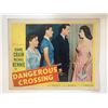 Image 1 : Dangerous Crossing original 1953 vintage lobby card