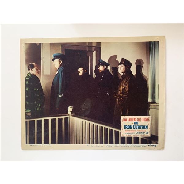 The Iron Curtain original 1948 vintage lobby card