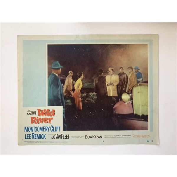 Wild River original 1960 vintage lobby card