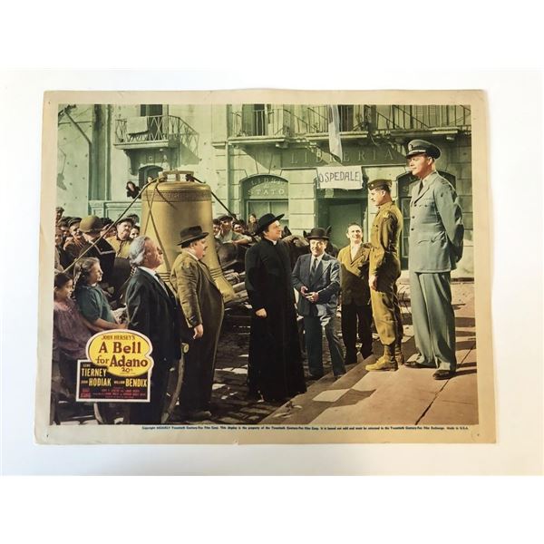 A Bell for Adano original 1945 vintage lobby card