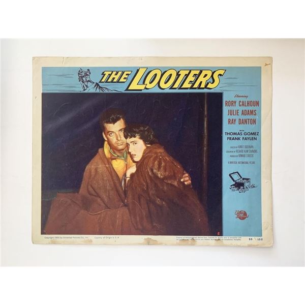 The Looters original 1955 vintage lobby card