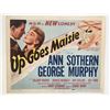 Image 1 : Up Goes Maisie original 1945 vintage lobby card