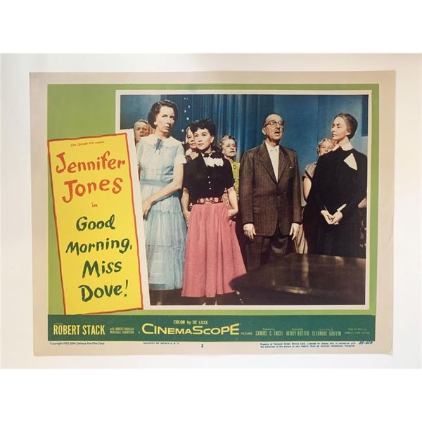 Good Morning, Miss Dove original 1955 vintage lobby card