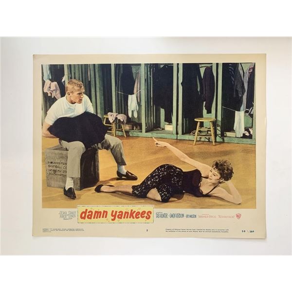 Damn Yankees  original 1958 vintage lobby card