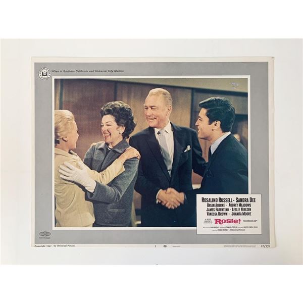 Rosie!  original 1967 vintage lobby card