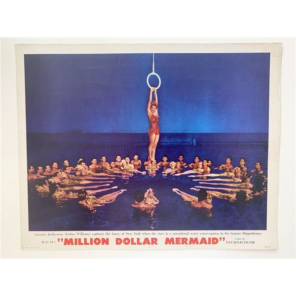 Million Dollar Mermaid original 1952 vintage lobby card