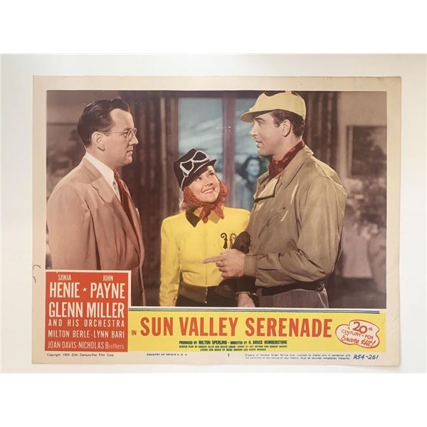 Sun Valley Serenade original 1941 vintage lobby card