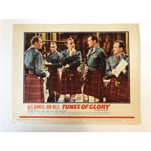 Tunes of Glory original 1960 vintage lobby card