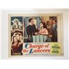 Image 1 : Charge of the Lancers original 1954 vintage lobby card