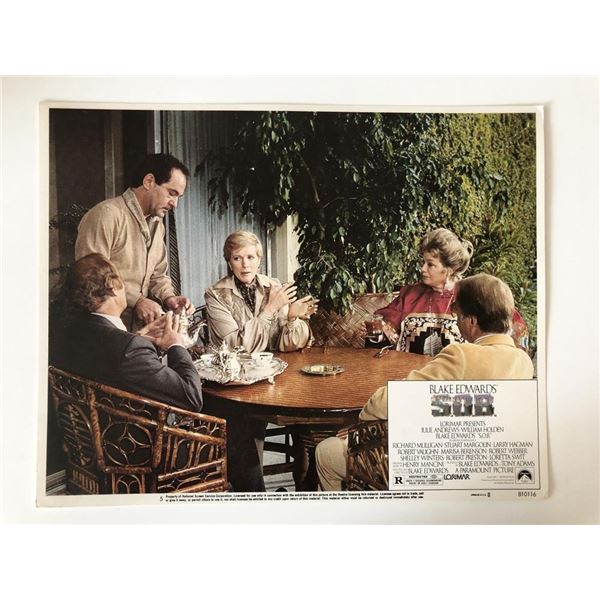 S.O.B. original 1981 vintage lobby card
