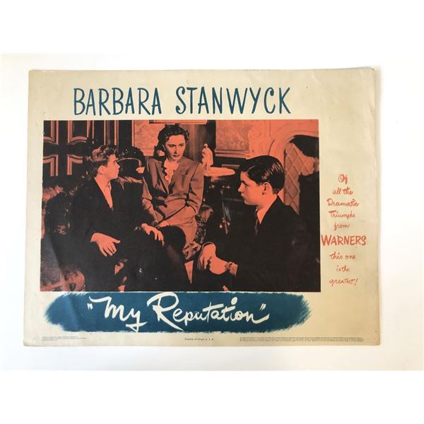 My Reputation original 1946 vintage lobby card