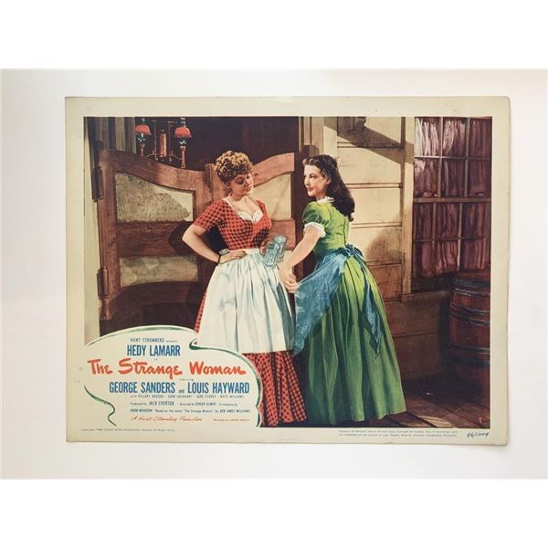 The Strange Woman original 1946 vintage lobby card