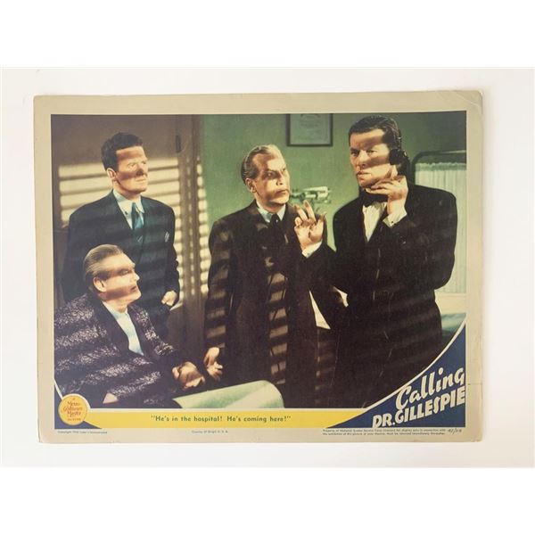 Calling Dr. Gillespie original 1942 vintage lobby card