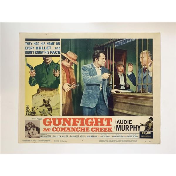 Gunfight at Comanche Creek original 1963 vintage lobby card