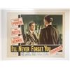 Image 1 : I'll Never Forget You original 1951 vintage lobby card
