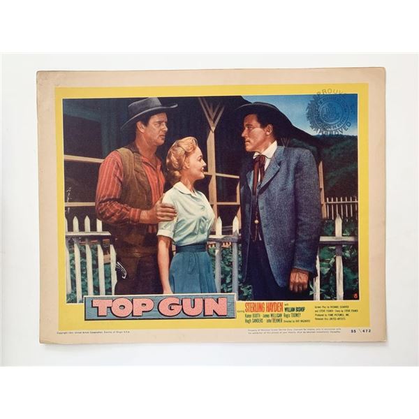 Top Gun original 1955 vintage lobby card