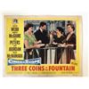 Image 1 : Three Coins in the Fountain original 1954 vintage lobby card