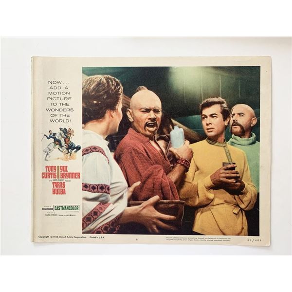 Taras Bulba original 1962 vintage lobby card