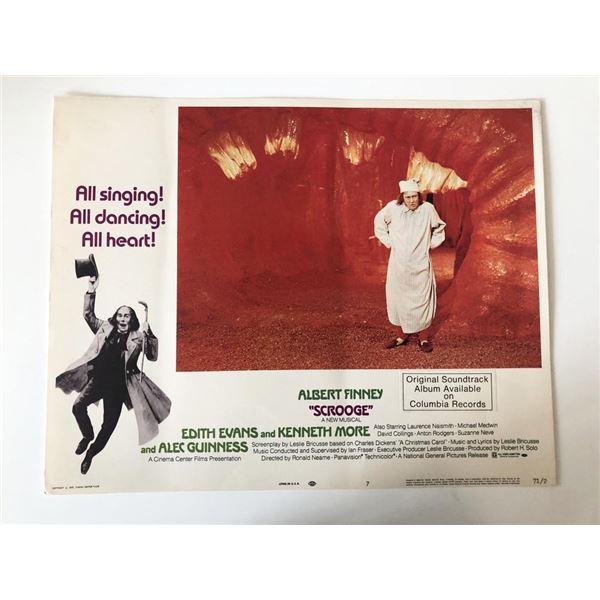 Scrooge original 1970 vintage lobby card