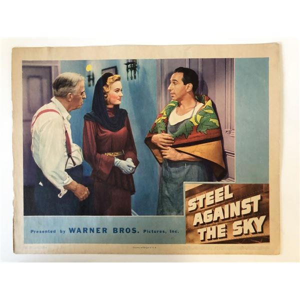 Steel Against the Sky original 1941 vintage lobby card