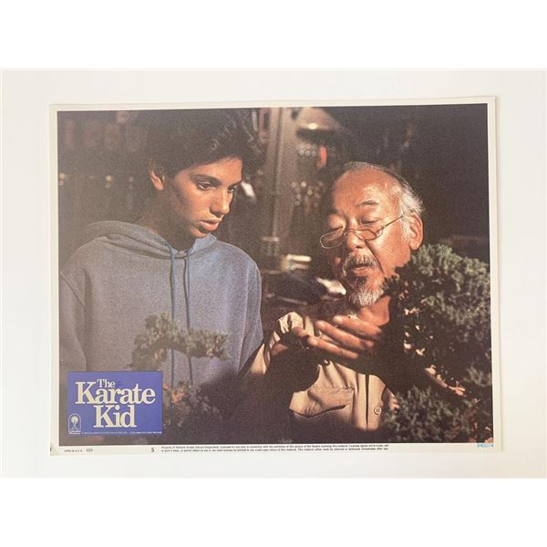 The Karate Kid original 1984 vintage lobby card