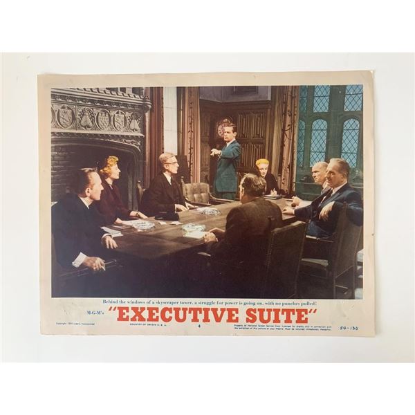 Executive Suite original 1954 vintage lobby card