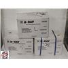 Image 1 : 3 CASES PF H-RAY VINYL DISPOSABLE GLOVES