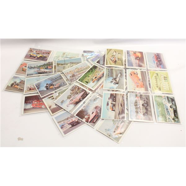 1971 FLEER DRAG CHAMPS 45 CARDS