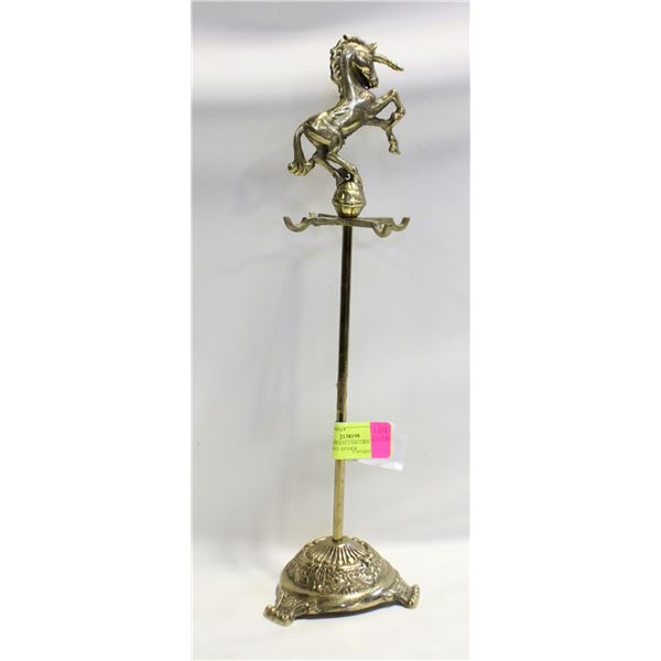 VINTAGE BRASS UNICORN JELLELWERY HODER